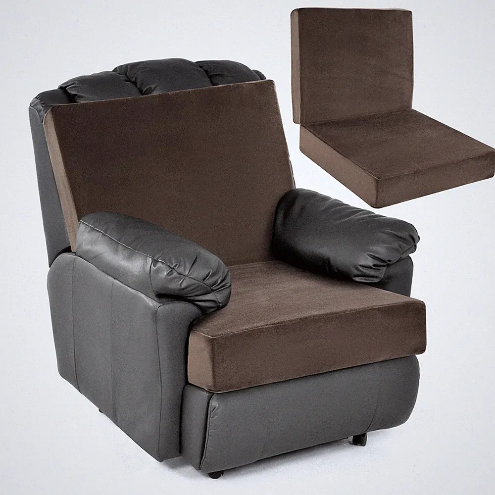 HOMBYS Foam Lumbar Support Pillow for Recliner with Recliner Chair Seat Cushi...