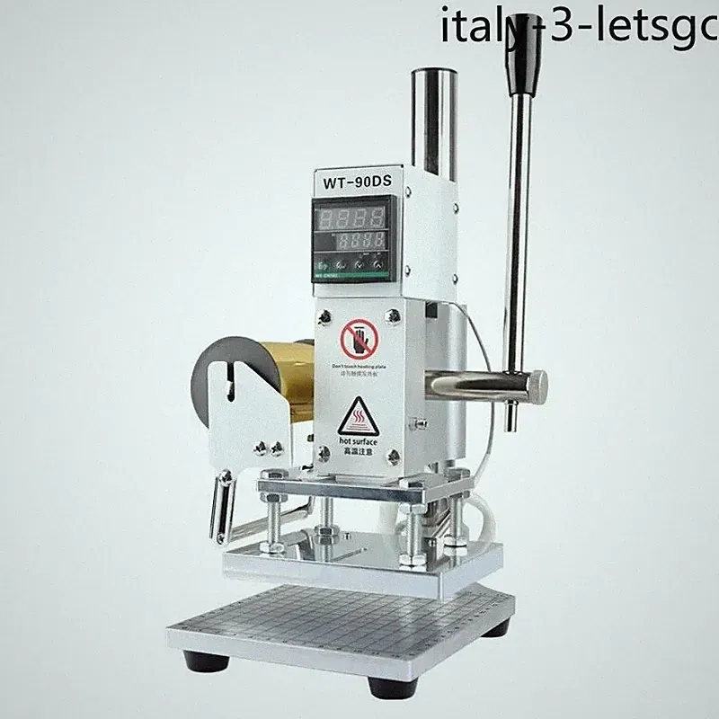 Leather Paper Marking Machine Digital Model Small Manual Hot Stamping Machine