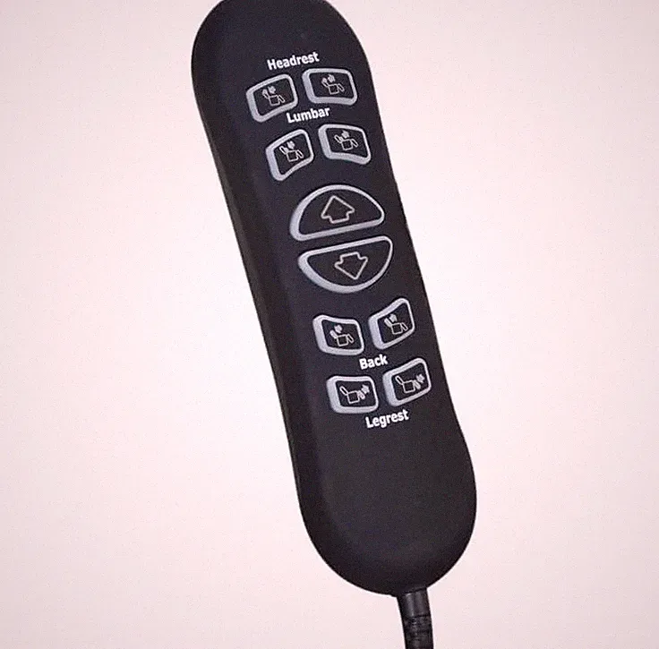 Lift Chair Power Headrest, Power Recline & Lumbar Replacement Hand Wand Remote