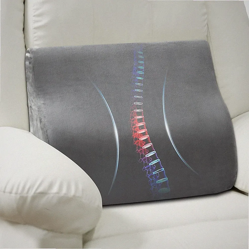 Lumbar Support Pillow for Recliner Chair and Couch, Memory Foam Back Cushion...