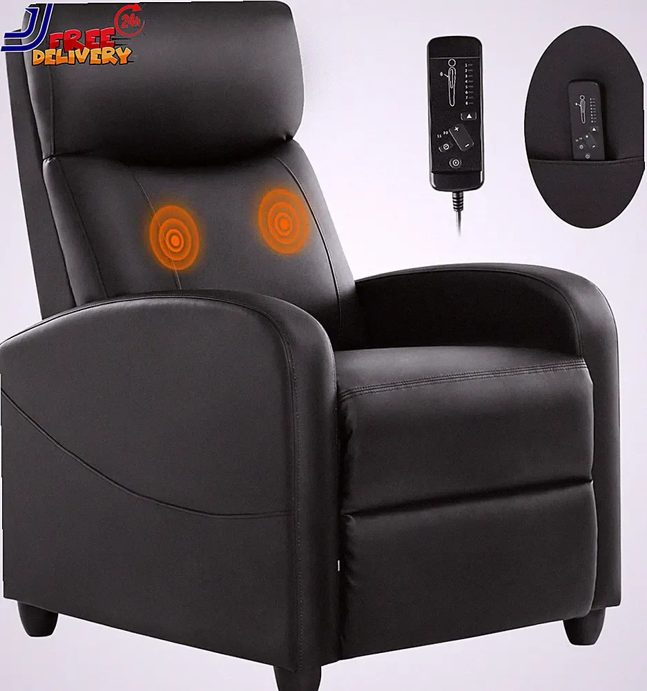 Massage Recliner Chair for Adults Adjustable Home Theater Seating with Lumbar Su