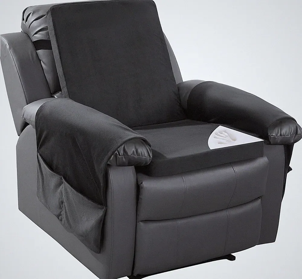 Recliner Chair Cushion for Elderly with Lumbar Support Pillow & Recliner Armres