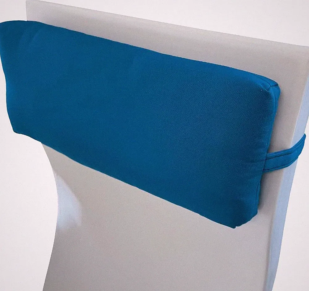 Sunbrella Headrest/Lumbar Pillow for Chaise Lounge, Outdoor Pillow for Lounge...